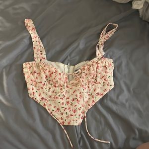 Princess Polly Floral Crop Top
